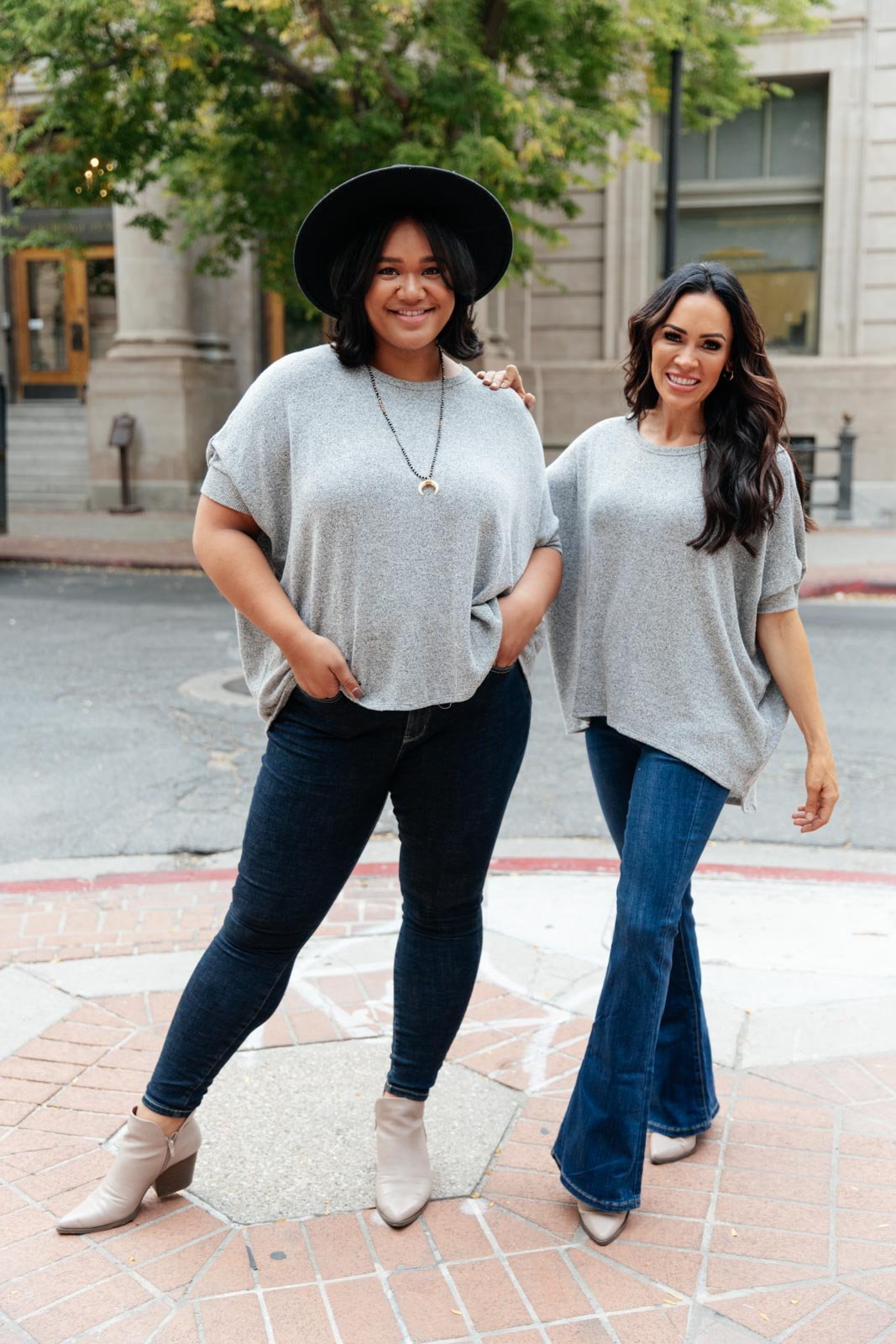 Weekend Wonder Top in Gray