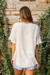 Willa Linen Top