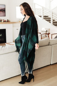 DOORBUSTER Wishes Shawl Come True in Hunter Green