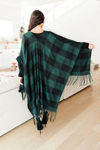 DOORBUSTER Wishes Shawl Come True in Hunter Green