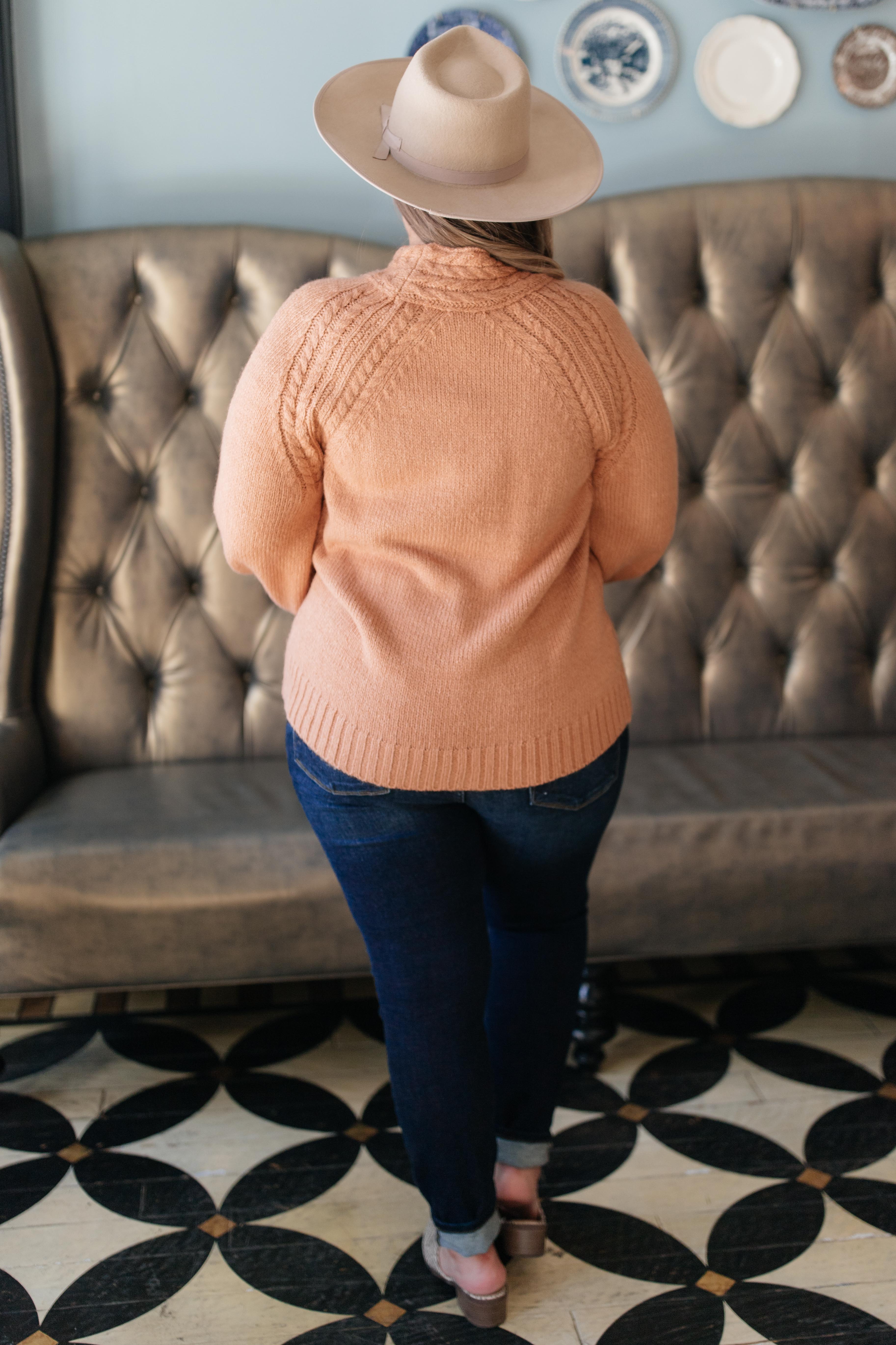 DOORBUSTER Your Favorite Knit Sweater in Carrot