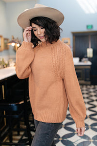 DOORBUSTER Your Favorite Knit Sweater in Carrot