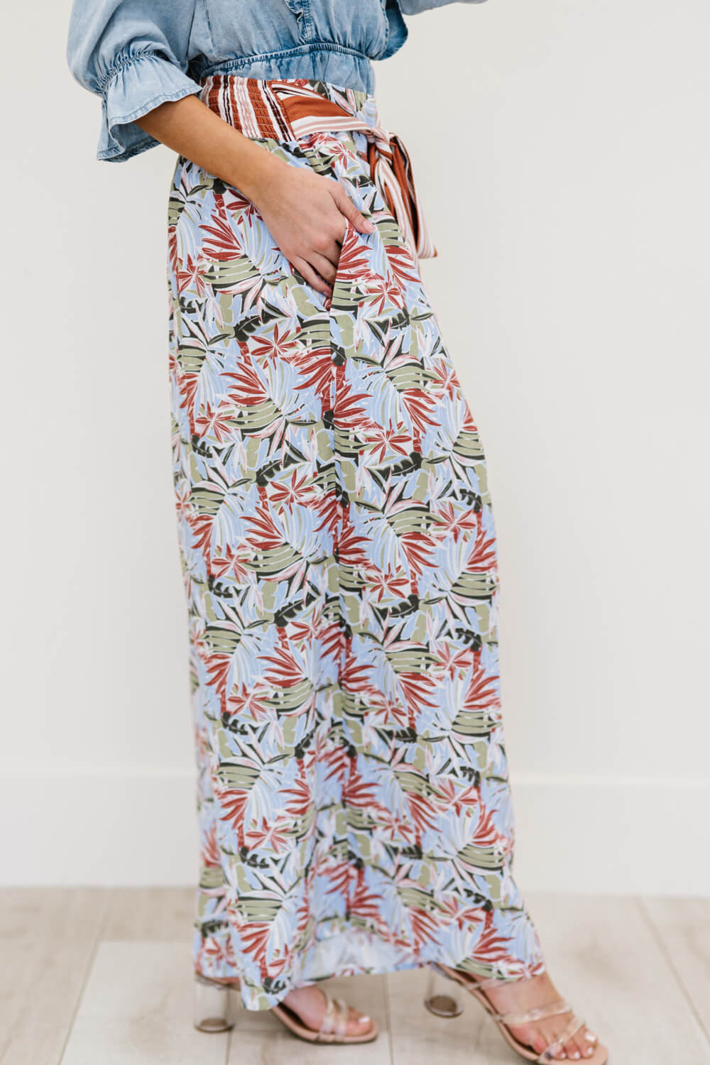 Barbados Palazzo Pants in Pink