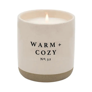 PREORDER: Cream Stoneware Soy Candles in Various Scents