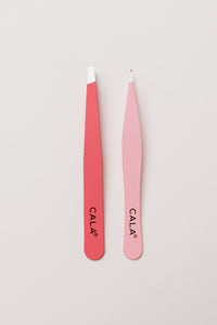 Cala Pink Duo Tweezer Set