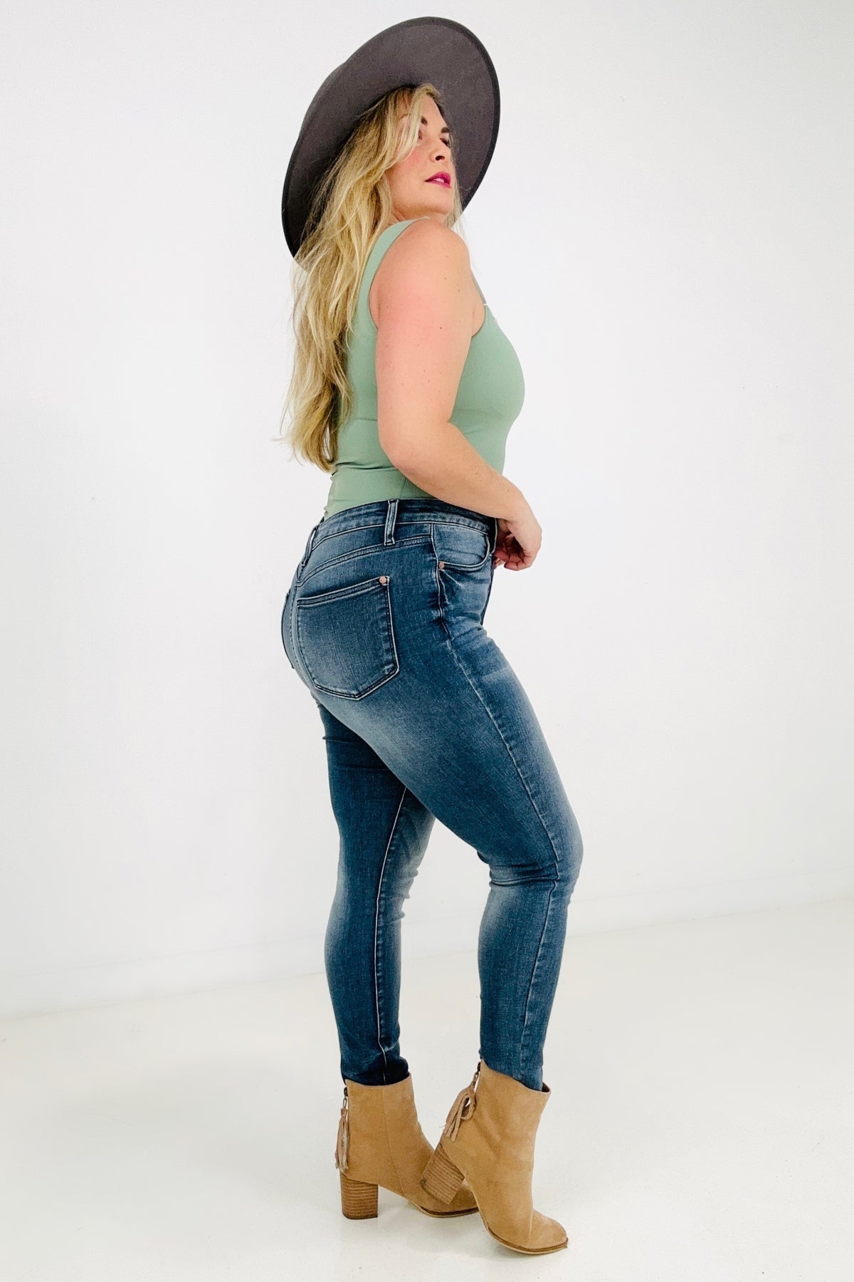 Judy Blue "Mazzy" High Waist Control Top Skinny Jeans