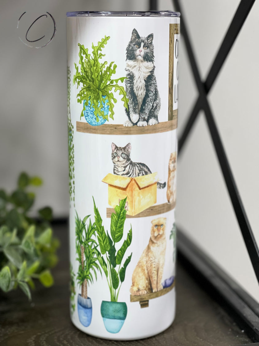 PREORDER: Crazy Cat Lady 20oz Skinny Tumbler