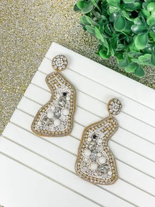 PREORDER: Pearl Bunny Dangle Earrings