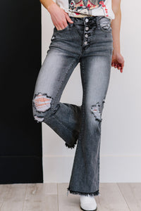 Risen Hometown Girl Flare Jeans