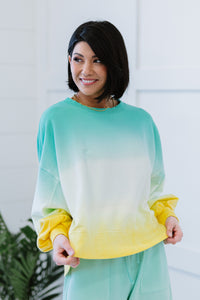 St. Thomas Ombre Cropped Sweatshirt