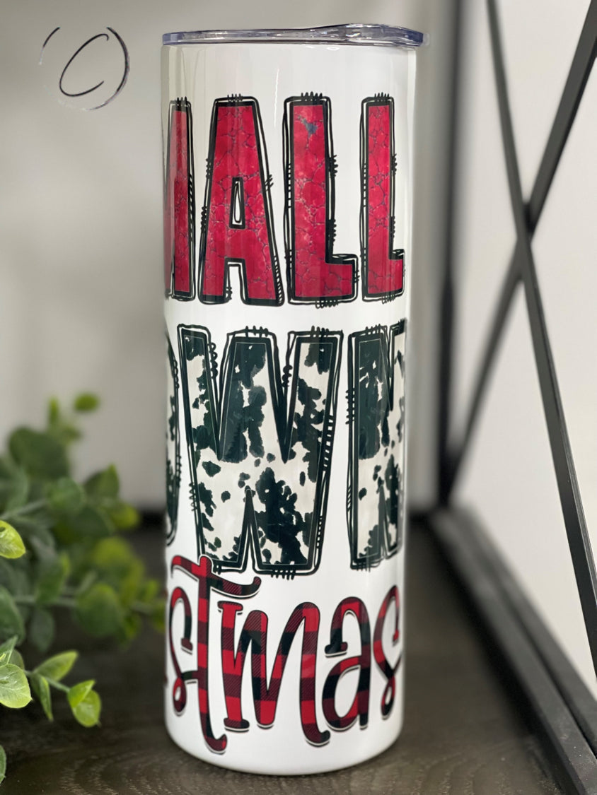 PREORDER: Small Town Christmas 20oz Skinny Tumbler