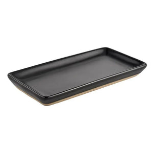 PREORDER: Stoneware Tray in Matte Black