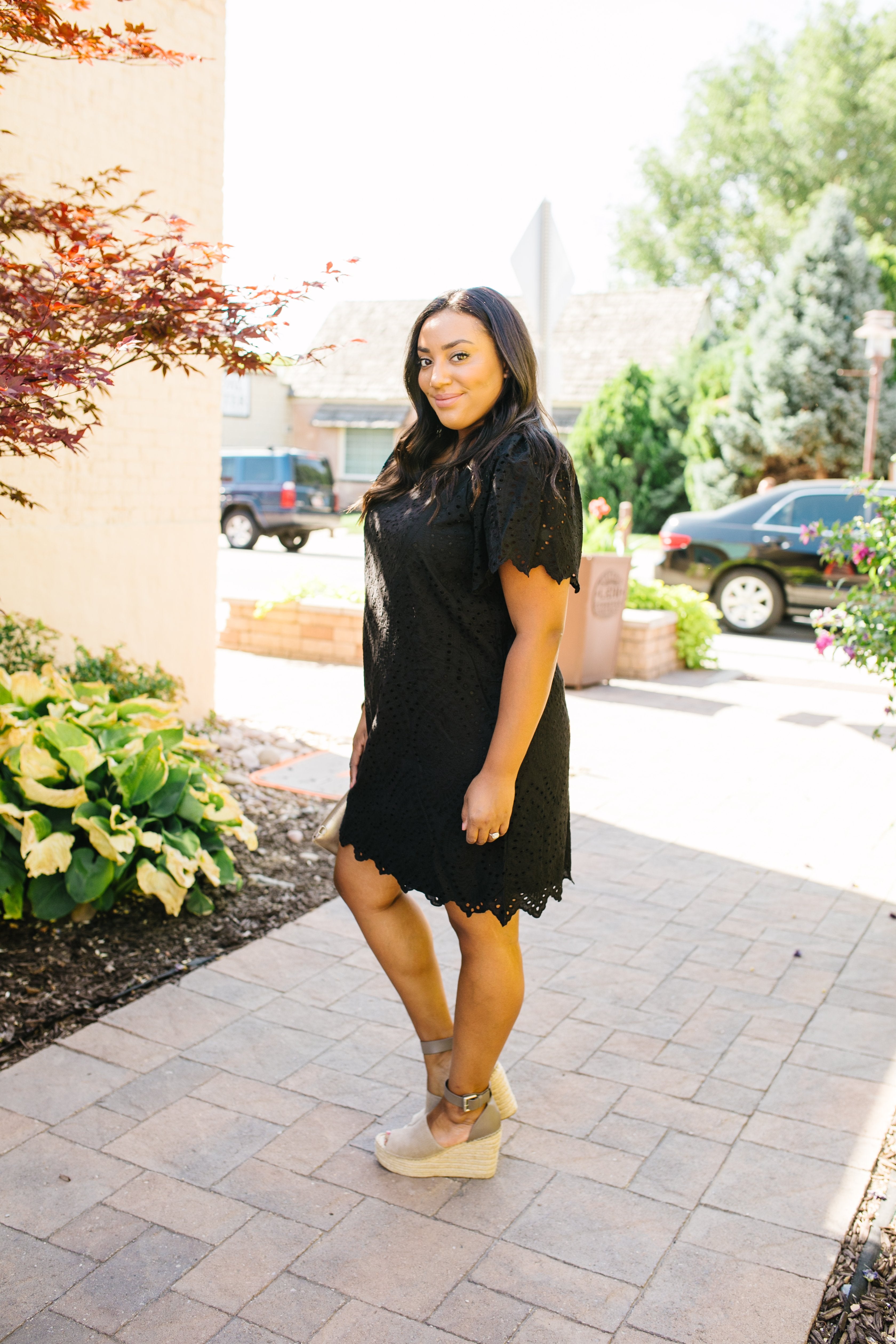 Eva Black Lace Dress