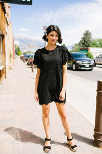 Eva Black Lace Dress