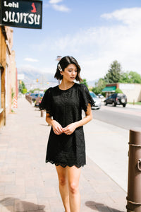 Eva Black Lace Dress