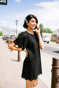 Eva Black Lace Dress