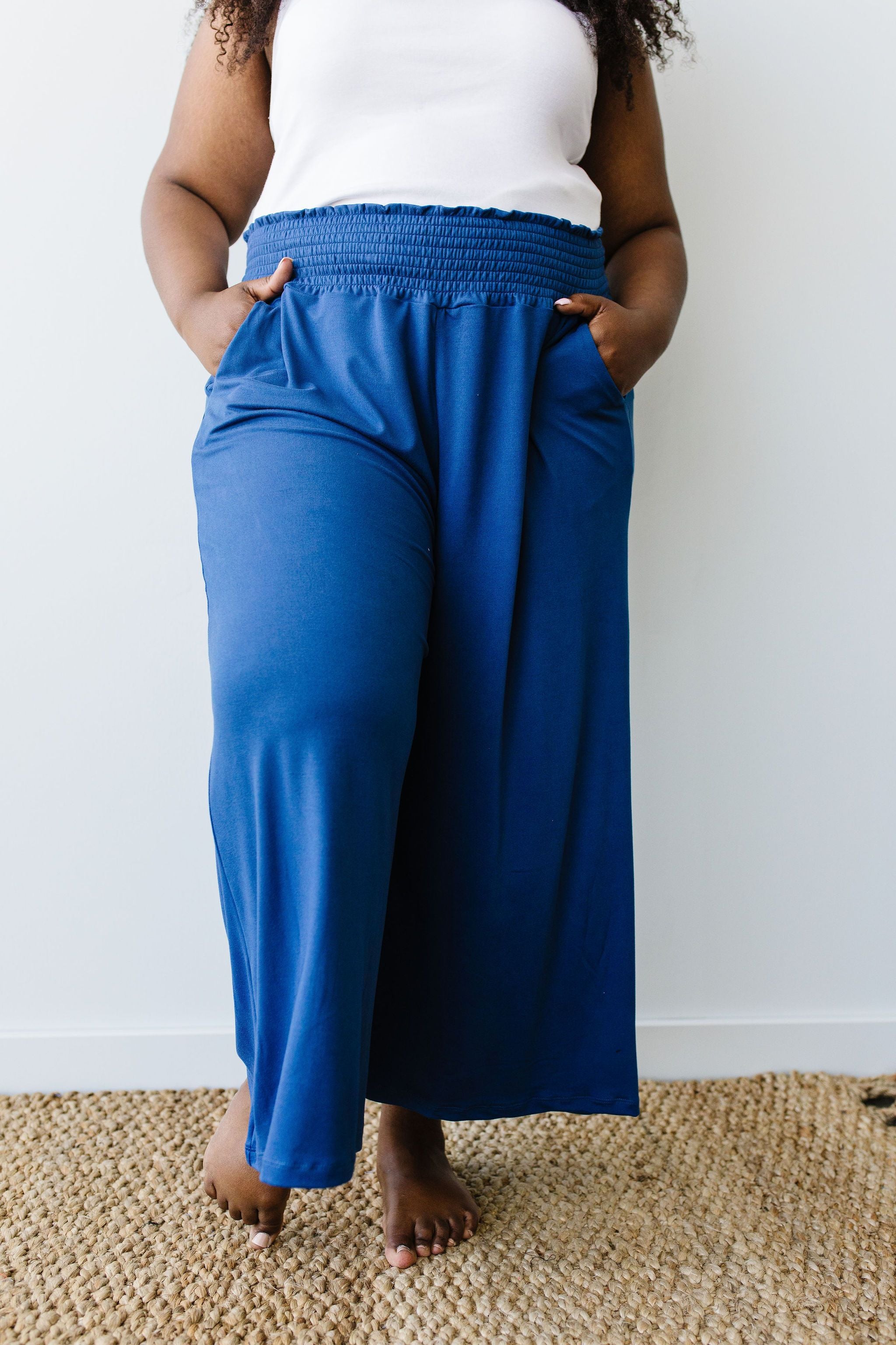 Go Get 'Em Gaucho Pants In Navy