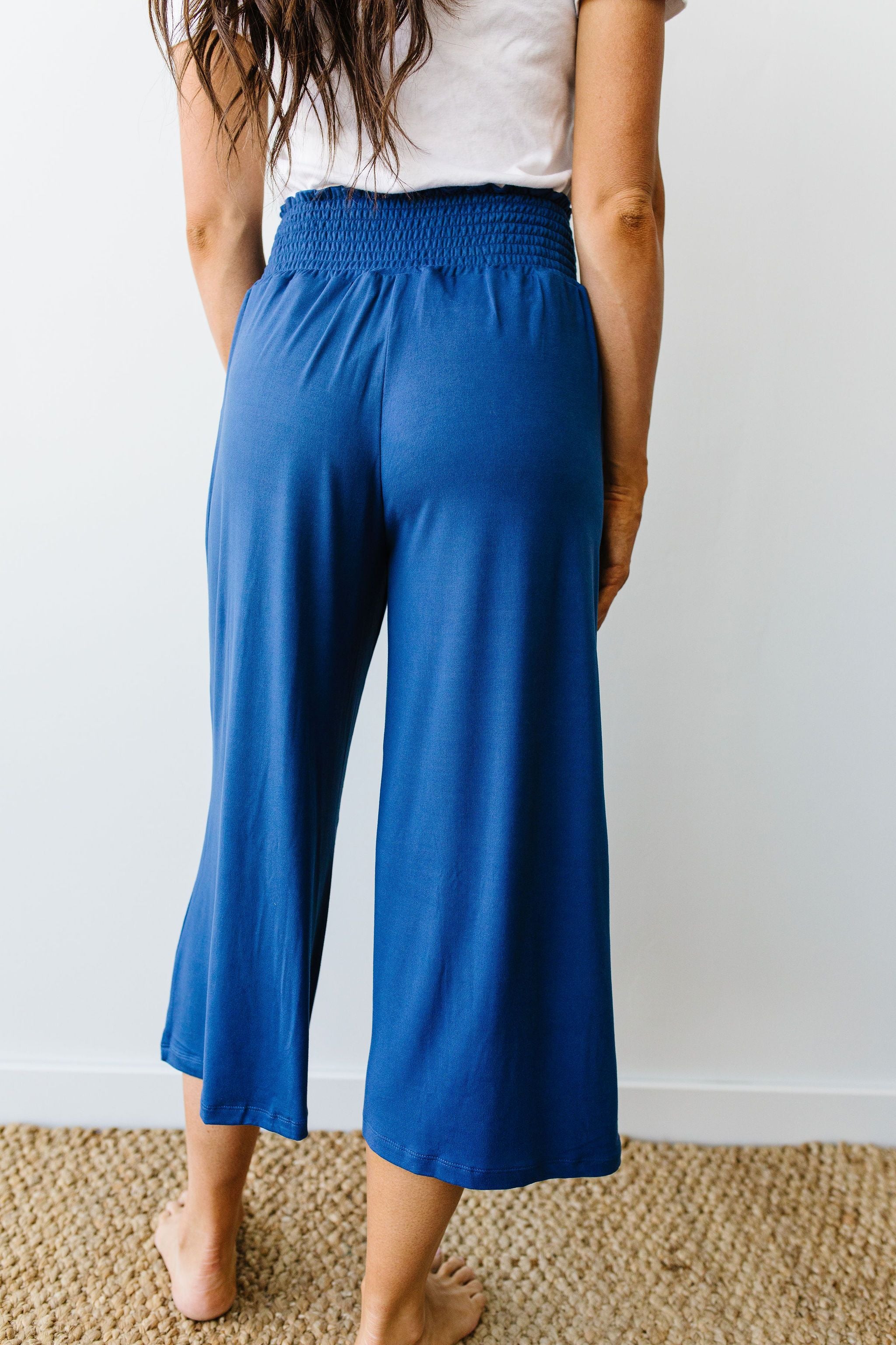 Go Get 'Em Gaucho Pants In Navy