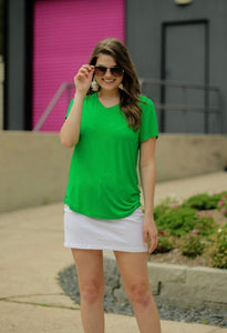 PREORDER: Basic Tee in Kelly Green