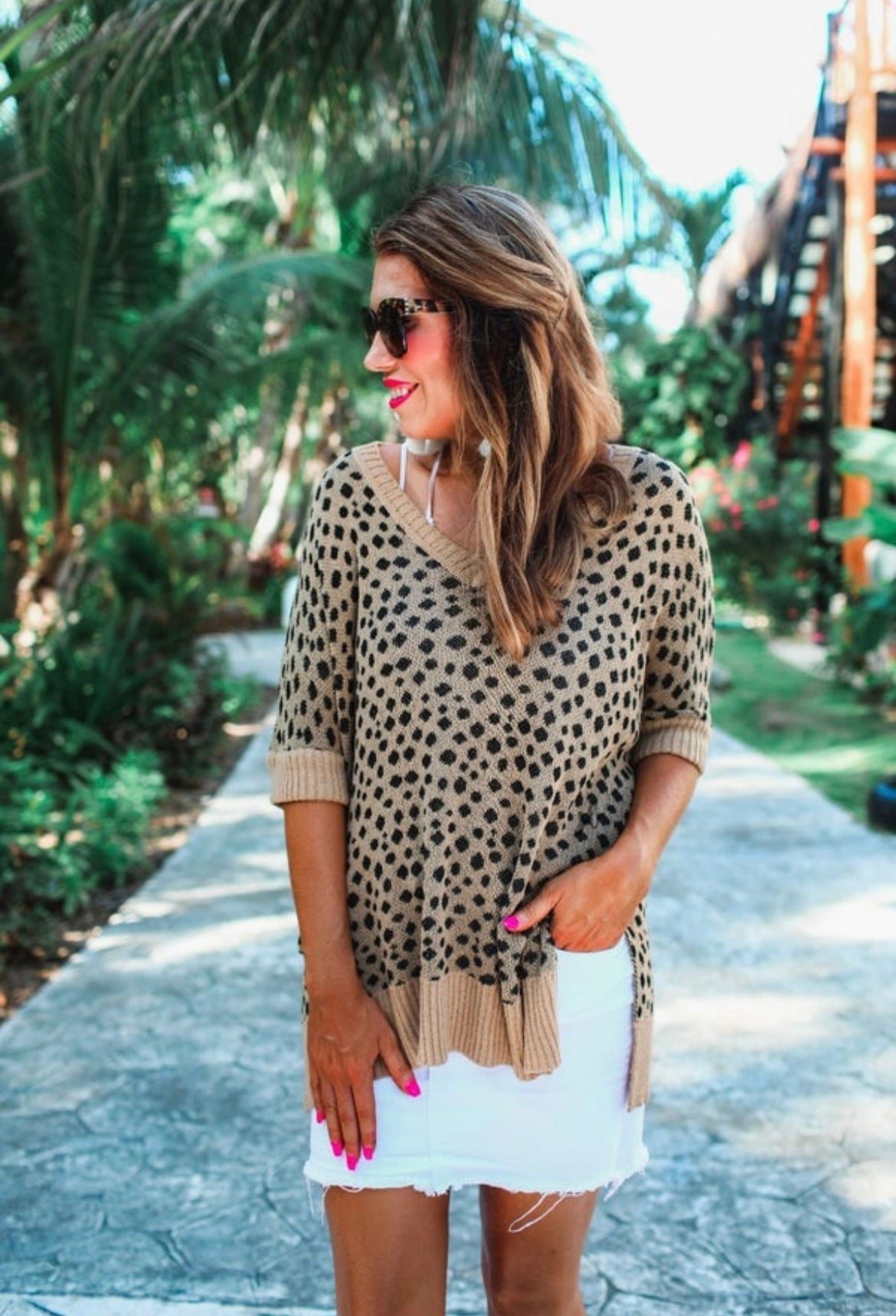 PREORDER: Jenna Hi Lo Tunic in Leopard