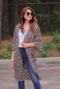 PREORDER: Spotted in Soho Leopard Kimono