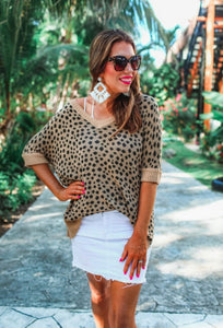 PREORDER: Jenna Hi Lo Tunic in Leopard