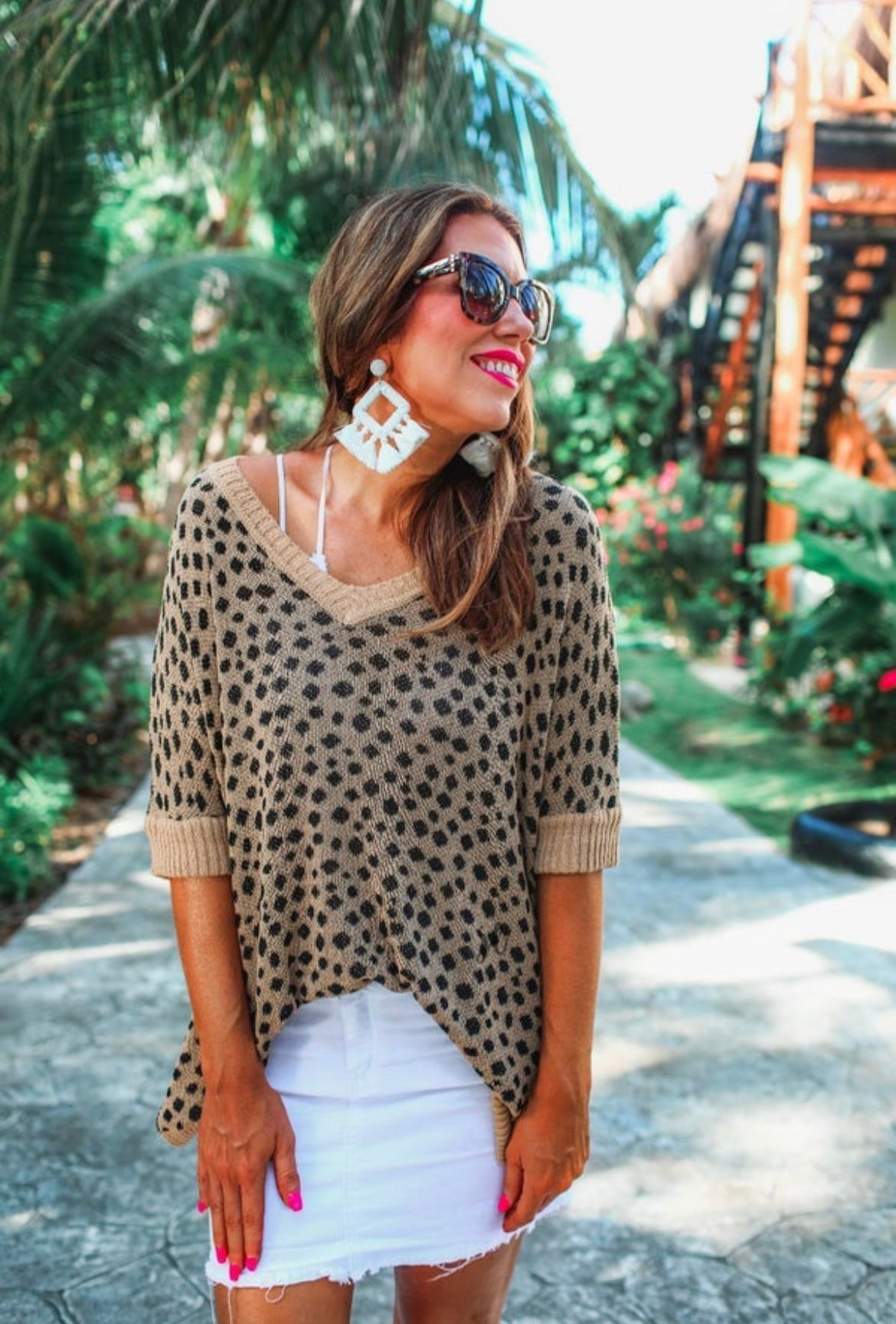 PREORDER: Jenna Hi Lo Tunic in Leopard