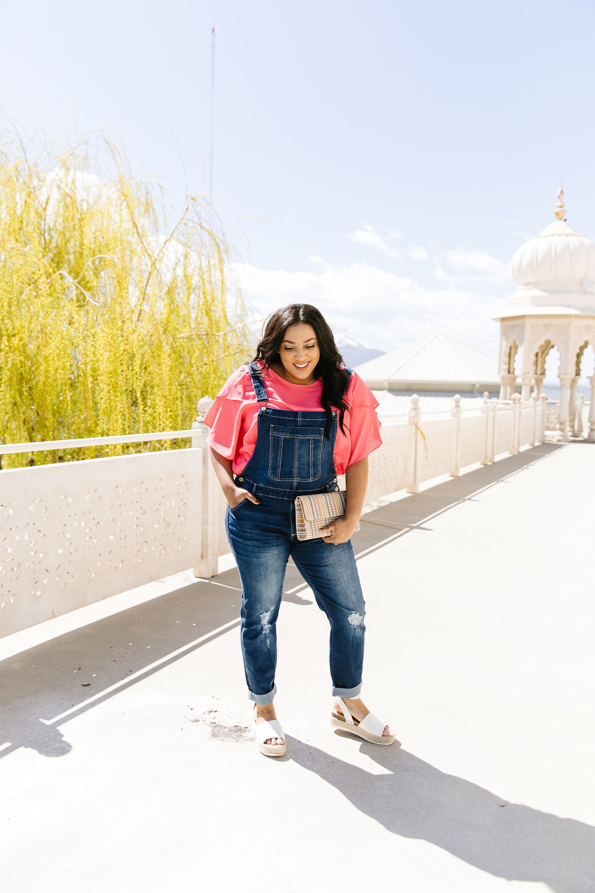 Under Siege Overalls In Dark Wash